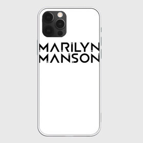 Чехол для iPhone 12 Pro Max с принтом Marilyn Manson в Белгороде, Силикон |  | 