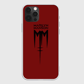 Чехол для iPhone 12 Pro с принтом Marilyn Manson в Белгороде, силикон | область печати: задняя сторона чехла, без боковых панелей | manson | marilyn | marilyn manson | мэнсон | мэрилин | мэрилин мэнсон