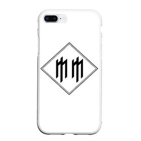 Чехол для iPhone 7Plus/8 Plus матовый с принтом Marilyn Manson в Белгороде, Силикон | Область печати: задняя сторона чехла, без боковых панелей | goth | gothic | manson | marilyn | metal | mm | music | rock | гот | готы | метал | мэнсон | мэрилин | рок