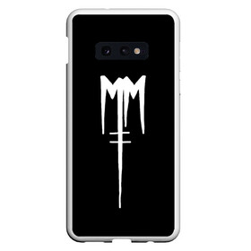 Чехол для Samsung S10E с принтом Marilyn Manson в Белгороде, Силикон | Область печати: задняя сторона чехла, без боковых панелей | goth | gothic | manson | marilyn | metal | mm | music | rock | гот | готы | метал | мэнсон | мэрилин | рок