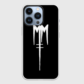 Чехол для iPhone 13 Pro с принтом Marilyn Manson в Белгороде,  |  | goth | gothic | manson | marilyn | metal | mm | music | rock | гот | готы | метал | мэнсон | мэрилин | рок