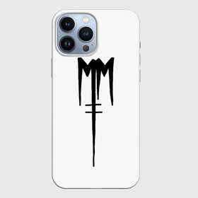 Чехол для iPhone 13 Pro Max с принтом Marilyn Manson в Белгороде,  |  | goth | gothic | manson | marilyn | metal | mm | music | rock | гот | готы | метал | мэнсон | мэрилин | рок