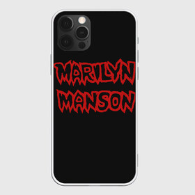 Чехол для iPhone 12 Pro Max с принтом Marilyn Manson в Белгороде, Силикон |  | 