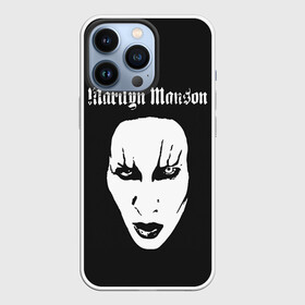 Чехол для iPhone 13 Pro с принтом Marilyn Manson в Белгороде,  |  | goth | gothic | manson | marilyn | metal | mm | music | rock | гот | готы | метал | мэнсон | мэрилин | рок