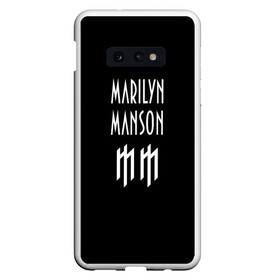 Чехол для Samsung S10E с принтом Marilyn Manson в Белгороде, Силикон | Область печати: задняя сторона чехла, без боковых панелей | manson | marilyn | marilyn manson | мэнсон | мэрилин | мэрилин мэнсон