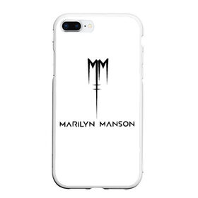 Чехол для iPhone 7Plus/8 Plus матовый с принтом Marilyn Manson в Белгороде, Силикон | Область печати: задняя сторона чехла, без боковых панелей | manson | marilyn | marilyn manson | мэнсон | мэрилин | мэрилин мэнсон