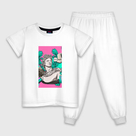 Детская пижама хлопок с принтом NEON ART 11-21-2 в Белгороде, 100% хлопок |  брюки и футболка прямого кроя, без карманов, на брюках мягкая резинка на поясе и по низу штанин
 | art | neon aesthetic | neon art | vaporwave art | цифровые файлы