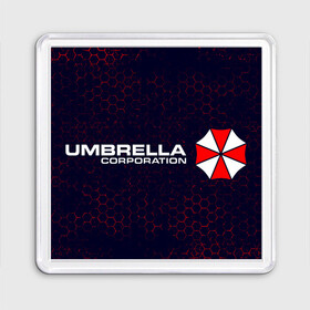 Магнит 55*55 с принтом UMBRELLA CORP / АМБРЕЛЛА в Белгороде, Пластик | Размер: 65*65 мм; Размер печати: 55*55 мм | corp | corporation | evil | game | games | logo | resident | umbrella | амбрелла | зла | зонт | зонтик | игра | игры | корп | корпорация | лого | логотип | обитель | резидент | символ | эвил