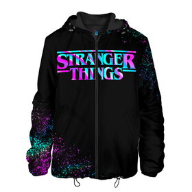 Мужская куртка 3D Очень странные дела: в Белгороде, ткань верха — 100% полиэстер, подклад — флис | прямой крой, подол и капюшон оформлены резинкой с фиксаторами, два кармана без застежек по бокам, один большой потайной карман на груди. Карман на груди застегивается на липучку | Тематика изображения на принте: netflix | stranger things | дела | из сериала | нетфликс | очень странные дела | сериал | странные | странные дела