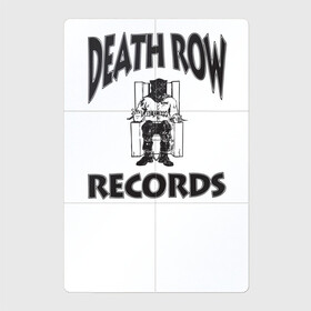 Магнитный плакат 2Х3 с принтом Death Row Records в Белгороде, Полимерный материал с магнитным слоем | 6 деталей размером 9*9 см | Тематика изображения на принте: death row | dr dre | hip hop | rap | snoop dogg