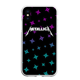 Чехол для iPhone XS Max матовый с принтом METALLICA МЕТАЛЛИКА в Белгороде, Силикон | Область печати: задняя сторона чехла, без боковых панелей | Тематика изображения на принте: hetfield | james | logo | metal | metalica | metallica | music | rock | star | джеймс | звезда | знак | ларс | лого | логотип | логотипы | метал | металика | металлика | музыка | рок | символ | символы | ульрих | хэтфилд