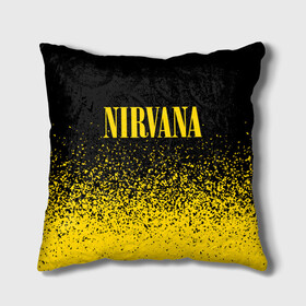 Подушка 3D с принтом NIRVANA / НИРВАНА в Белгороде, наволочка – 100% полиэстер, наполнитель – холлофайбер (легкий наполнитель, не вызывает аллергию). | состоит из подушки и наволочки. Наволочка на молнии, легко снимается для стирки | band | cobain | face | kurt | logo | music | nirvana | rock | rocknroll | группа | кобейн | курт | лого | логотип | музыка | музыкальная | нирвана | рожица | рок | рокнролл | символ