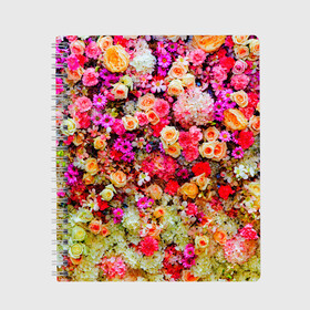 Тетрадь с принтом Цветы в Белгороде, 100% бумага | 48 листов, плотность листов — 60 г/м2, плотность картонной обложки — 250 г/м2. Листы скреплены сбоку удобной пружинной спиралью. Уголки страниц и обложки скругленные. Цвет линий — светло-серый
 | весна | красивые цветы | красота | милые цветы | орхидея | пион | роза | розы | ромашка | сад | сирень | фиалка | цветок | цветочки | цветы