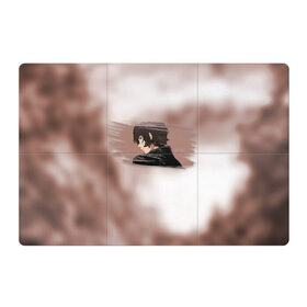 Магнитный плакат 3Х2 с принтом Дазай Осаму в Белгороде, Полимерный материал с магнитным слоем | 6 деталей размером 9*9 см | bungou stray dogs | dazai | osamu | бродячие псы | великий | дазай | осаму