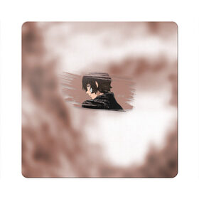Магнит виниловый Квадрат с принтом Дазай Осаму в Белгороде, полимерный материал с магнитным слоем | размер 9*9 см, закругленные углы | bungou stray dogs | dazai | osamu | бродячие псы | великий | дазай | осаму