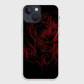 Чехол для iPhone 13 mini с принтом Fire в Белгороде,  |  | abstraction | background | patterns | red | shadow | абстракция | красный | тень | узоры | фон