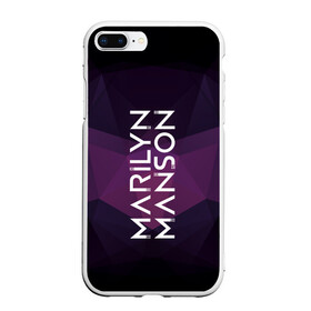 Чехол для iPhone 7Plus/8 Plus матовый с принтом TRDMrnMsn Marilyn Manson в Белгороде, Силикон | Область печати: задняя сторона чехла, без боковых панелей | art | logo | manson | marilyn | rock | usa | великий | лого | логотип | мэнсон | мэрилин | рок | ужасный