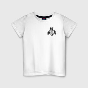 Детская футболка хлопок с принтом Сильвестр в Белгороде, 100% хлопок | круглый вырез горловины, полуприлегающий силуэт, длина до линии бедер | looney tunes | sylvester | vdzabma | луни тюнз | сильвестр