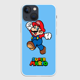 Чехол для iPhone 13 mini с принтом Super Mario в Белгороде,  |  | game | mario | sega | super | super mario | игры | м | марио | сега | супер марио