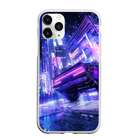 Чехол для iPhone 11 Pro Max матовый с принтом Cyberpunk city в Белгороде, Силикон |  | art | city | cyber | cyberpunk | japan | lights | lines | neon | punk | арт | город | кибер | киберпанк | япония