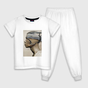 Детская пижама хлопок с принтом Digital ART 033-33 в Белгороде, 100% хлопок |  брюки и футболка прямого кроя, без карманов, на брюках мягкая резинка на поясе и по низу штанин
 | 