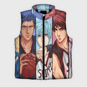 Мужской жилет утепленный 3D с принтом Kuroko s Basketball в Белгороде,  |  | ahegao | danganronpa | monokuma | senpai | аниме | монокума | надпись | прикольные картинки | прикольные надписи | сердце | я люблю аниме