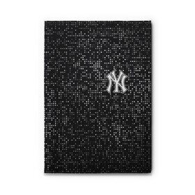 Обложка для автодокументов с принтом New York Yankees в Белгороде, натуральная кожа |  размер 19,9*13 см; внутри 4 больших “конверта” для документов и один маленький отдел — туда идеально встанут права | baseball | fashion | game | glitch | new york | sport | бейсбол | игра | мода | нью йорк | спорт