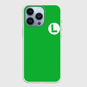Чехол для iPhone 13 Pro с принтом ЛУИДЖИ в Белгороде,  |  | Тематика изображения на принте: luigi | mario | nintendo | денди | луиджи | марио | нинтендо