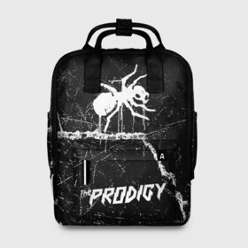 Женский рюкзак 3D с принтом THE PRODIGY. в Белгороде, 100% полиэстер | лямки с регулируемой длиной, сверху ручки, чтобы рюкзак нести как сумку. Основное отделение закрывается на молнию, как и внешний карман. Внутри два дополнительных кармана, один из которых закрывается на молнию. По бокам два дополнительных кармашка, куда поместится маленькая бутылочка
 | prodigy | the prodigy