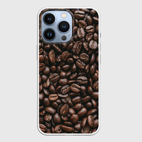 Чехол для iPhone 13 Pro с принтом кофе в Белгороде,  |  | Тематика изображения на принте: coffee | зерна | зерна кофе | кофе | кофейные зерна