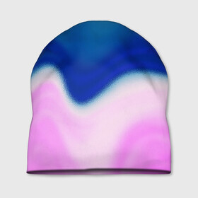 Шапка 3D с принтом Воздушный Крем в Белгороде, 100% полиэстер | универсальный размер, печать по всей поверхности изделия | blue | cream | gradient | pink | абстрактный | абстракция | вода | волны | гламур | градиент | девочкам | зефирка | краска | краски | красочный | море | мороженое | небеса | нежные | пастельные | перламутровый