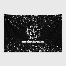 Флаг-баннер с принтом Rammstein в Белгороде, 100% полиэстер | размер 67 х 109 см, плотность ткани — 95 г/м2; по краям флага есть четыре люверса для крепления | music | rammstein | rock | индастриал метал | метал группа | музыка | музыкальная группа | немецкая метал группа | рамштайн | рок | хард рок