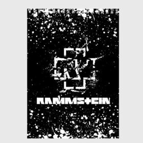 Скетчбук с принтом Rammstein в Белгороде, 100% бумага
 | 48 листов, плотность листов — 100 г/м2, плотность картонной обложки — 250 г/м2. Листы скреплены сверху удобной пружинной спиралью | music | rammstein | rock | индастриал метал | метал группа | музыка | музыкальная группа | немецкая метал группа | рамштайн | рок | хард рок