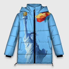 Женская зимняя куртка 3D с принтом Digital art 11-00-77 в Белгороде, верх — 100% полиэстер; подкладка — 100% полиэстер; утеплитель — 100% полиэстер | длина ниже бедра, силуэт Оверсайз. Есть воротник-стойка, отстегивающийся капюшон и ветрозащитная планка. 

Боковые карманы с листочкой на кнопках и внутренний карман на молнии | aesthetic art | vaporwave art | арт | цифровые файлы