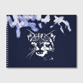 Альбом для рисования с принтом кот в Белгороде, 100% бумага
 | матовая бумага, плотность 200 мг. | Тематика изображения на принте: животные | звери | зевающий кот | кися | кот | котенок | котики | коты | кричащий кот | минимализм | питомцы | прикольные картинки