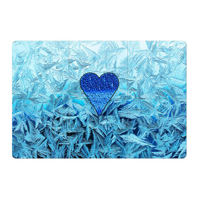 Магнитный плакат 3Х2 с принтом Ледяное сердце в Белгороде, Полимерный материал с магнитным слоем | 6 деталей размером 9*9 см | Тематика изображения на принте: christmas | frozen | new year | snow | winter | влюбленные | дед мороз | зима | зимний | лед | любимая жена | любовь | мама | новый год | подарок | рождество | сердечки | снег | снежинки | снежная королева | узоры