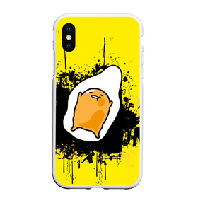 Чехол для iPhone XS Max матовый с принтом Gudetama в Белгороде, Силикон | Область печати: задняя сторона чехла, без боковых панелей | gudetama | аниме | веселое яйцо | гудетама | стекающее яйцо | яйцо
