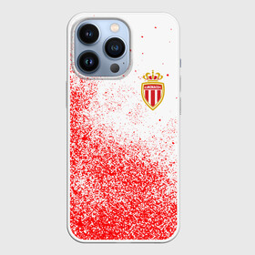 Чехол для iPhone 13 Pro с принтом MONACO. в Белгороде,  |  | fc | football | football club | france | monaco | sport | нико ковач | спорт | уефа | униформа | фк | фк монако | франция | французская лига 1 | французский футбольный клуб | футбол | фут