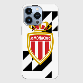 Чехол для iPhone 13 Pro с принтом MONACO. в Белгороде,  |  | fc | football | football club | france | monaco | sport | нико ковач | спорт | уефа | униформа | фк | фк монако | франция | французская лига 1 | французский футбольный клуб | футбол | фут