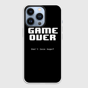 Чехол для iPhone 13 Pro с принтом UNDERTALE GAME OVER в Белгороде,  |  | sans | undertale | андертале | андертейл | игра | подземная история | подземная сказка | санс | ундертале