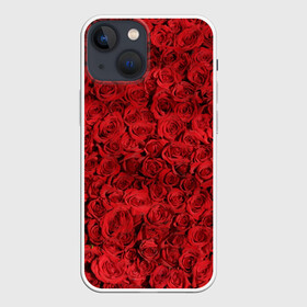 Чехол для iPhone 13 mini с принтом Roses в Белгороде,  |  | алые розы | весна | деревья | касные розы | красная роза | красный цветок | лепестки | лес | лето | листья | май | милион алых роз | на каждый день | осень | поле | роза | розы | солнце | тропики | флора