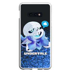 Чехол для Samsung S10E с принтом UNDERTALE в Белгороде, Силикон | Область печати: задняя сторона чехла, без боковых панелей | Тематика изображения на принте: sans | undertale | андертале | андертейл | игра | подземная история | подземная сказка | санс | ундертале