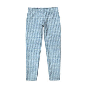 Детские леггинсы 3D с принтом Джинса в Белгороде, полиэстер 85%, спандекс 15% | эластичный пояс, зауженный крой | jeans | абстракция | америка | голубая | деним | джинс | джинсовая | джинсовка | джинсовое | джинсовый | джинсы | текстура | ткань