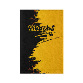 Обложка для паспорта матовая кожа с принтом Pikachu в Белгороде, натуральная матовая кожа | размер 19,3 х 13,7 см; прозрачные пластиковые крепления | battle | drawing | entei | lugia | metagross | pikachu | pokemon | zapdos | брок | бульбазавр | детектив | монстр | пикачу | покемон | эш