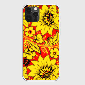 Чехол для iPhone 12 Pro Max с принтом Хохлома в Белгороде, Силикон |  | Тематика изображения на принте: арт | вектор | желтый | зеленый | золотой | красный | народный рисунок | рисунок | хохлома | цветок | цветы | чёрный | ягода | ягоды