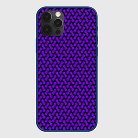 Чехол для iPhone 12 Pro Max с принтом Dorri в Белгороде, Силикон |  | abstraction | pattern | purple | shapes | абстракция | паттерн | фиолетовый | формы