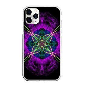 Чехол для iPhone 11 Pro матовый с принтом Terol в Белгороде, Силикон |  | abstraction | colorful | fractal | geometry | mandala | neon | pattern | pink | sacral | абстракция | геометрия | неон | разноцветный | розовый | сакральный | узор | фрактал