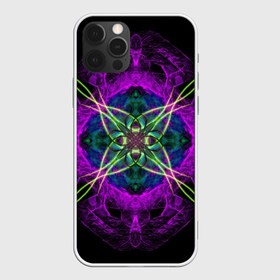 Чехол для iPhone 12 Pro Max с принтом Terol в Белгороде, Силикон |  | abstraction | colorful | fractal | geometry | mandala | neon | pattern | pink | sacral | абстракция | геометрия | неон | разноцветный | розовый | сакральный | узор | фрактал