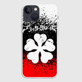 Чехол для iPhone 13 mini с принтом Черный Клевер трехцветный фон в Белгороде,  |  | anime | black clover | аниме | боевик | буракку куро:ба | кино | комедия | магия | мультфильм | фэнтези | черный клевер | японская сёнэн манга