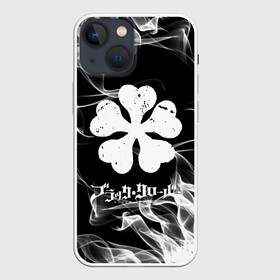 Чехол для iPhone 13 mini с принтом Black Clover with white smoke в Белгороде,  |  | anime | black clover | аниме | боевик | буракку куро:ба | кино | комедия | магия | мультфильм | фэнтези | черный клевер | японская сёнэн манга